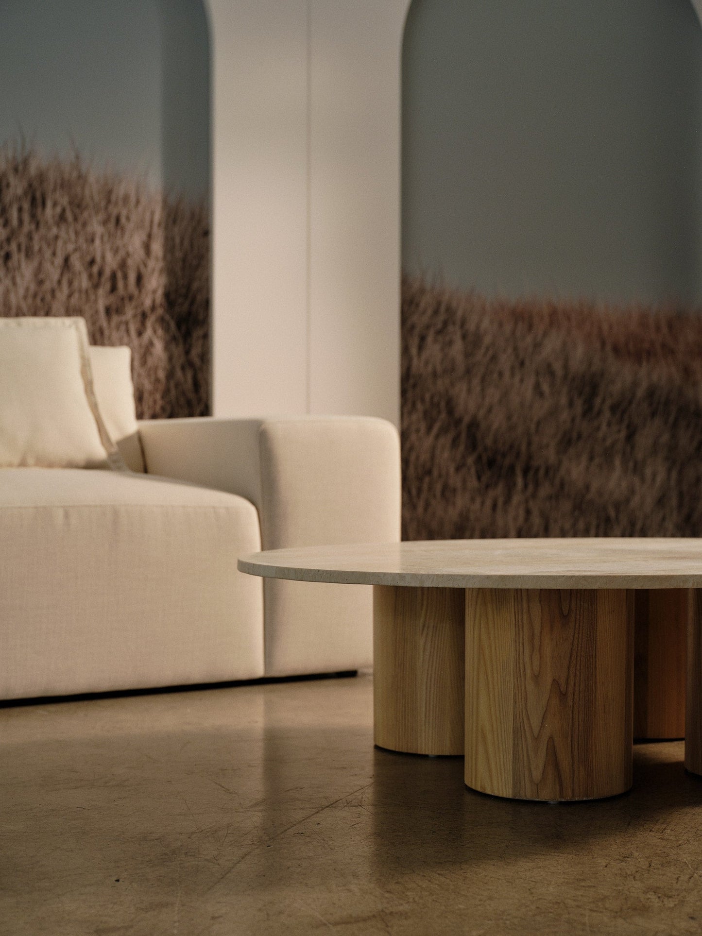 Pillar Coffee Tabletop - Calacatta Viola