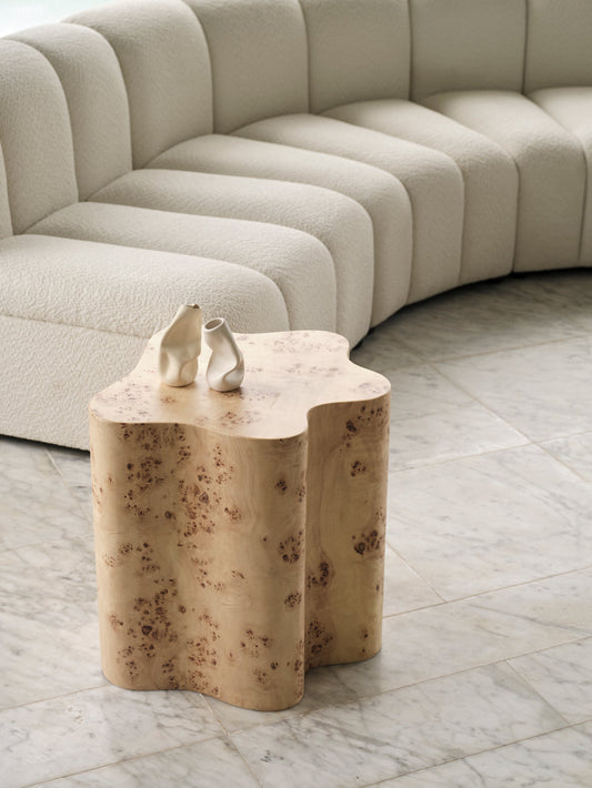 Ditto side table in burl