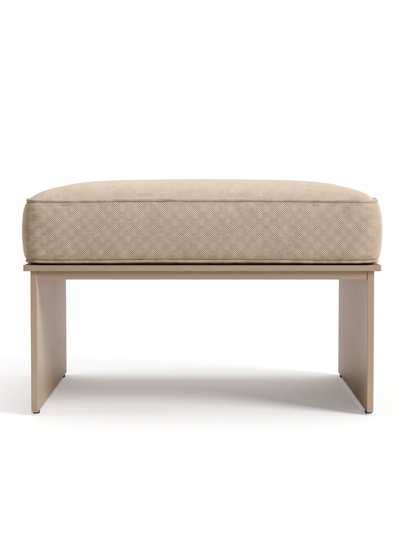 Sable Outdoor Ottoman front