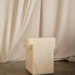 Stacked Side Table - floor stock - white onyx