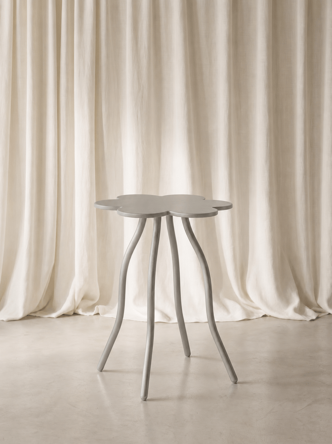 Calyx Stool hero | Designer Sculptural cast aluminium stool | fform