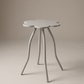 Calyx Stool side view | Cast aluminium designer stool | fform Sydney