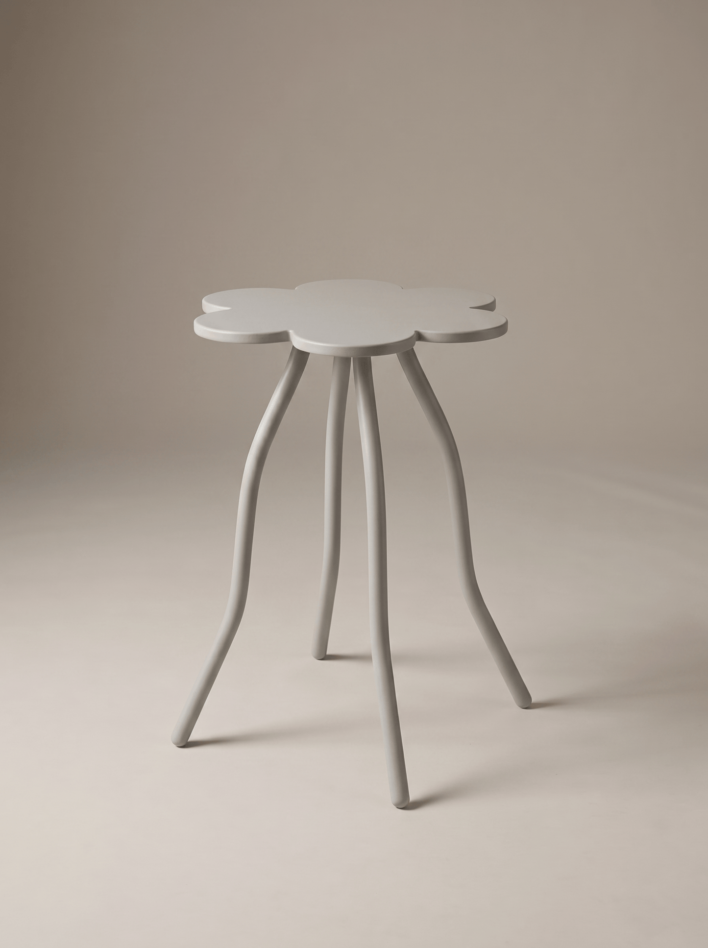 Calyx Stool side view | Cast aluminium designer stool | fform Sydney