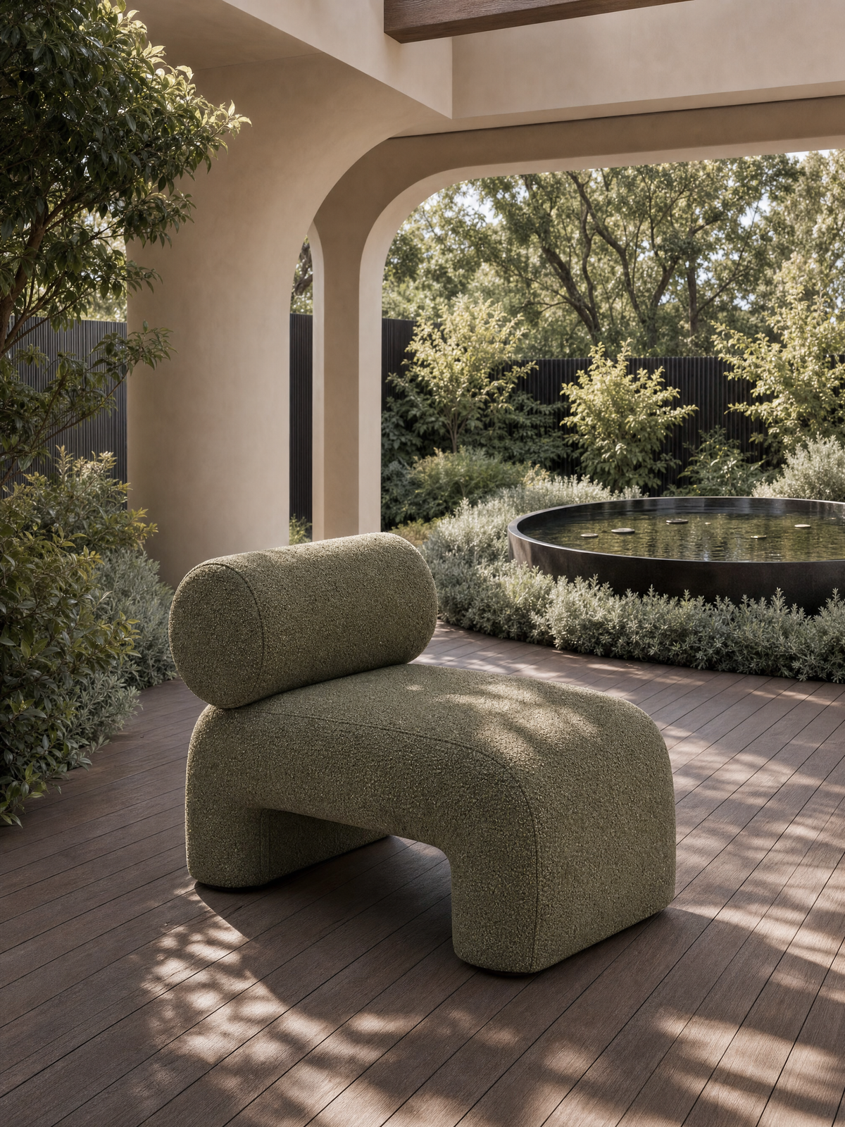 Geometry Lounge Chair - Outdoor fform