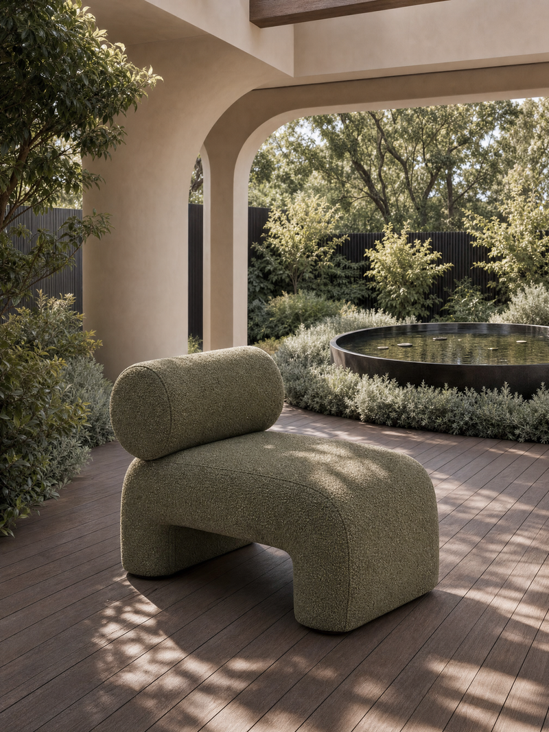 Geometry Lounge Chair - Outdoor fform