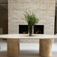 Offset Dining Table - timber