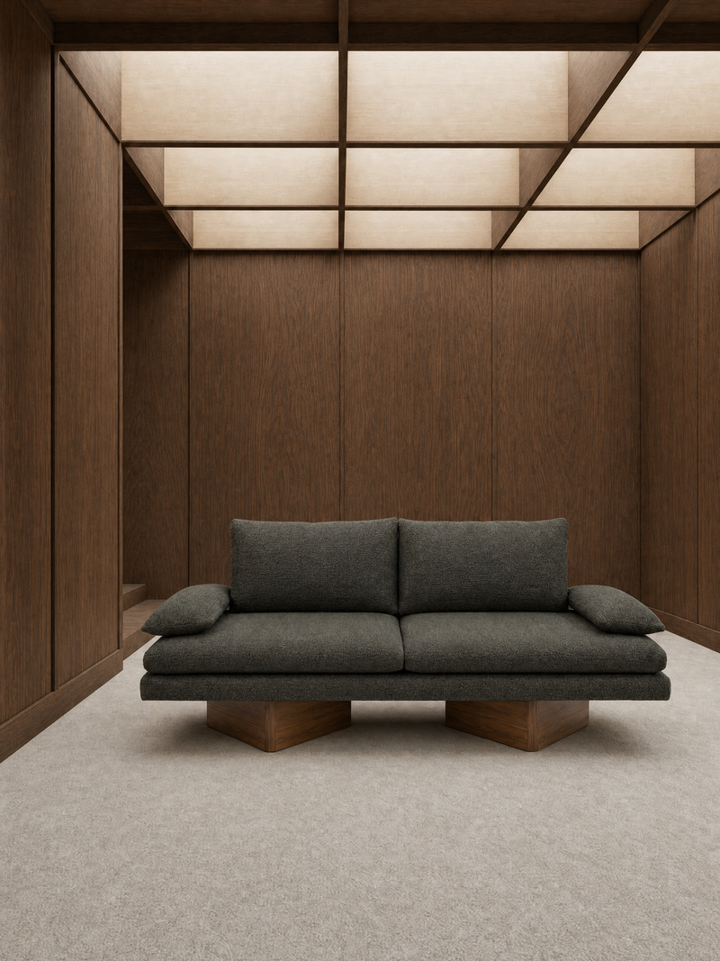 Cabana Sofa - Forest, indoor in situ
