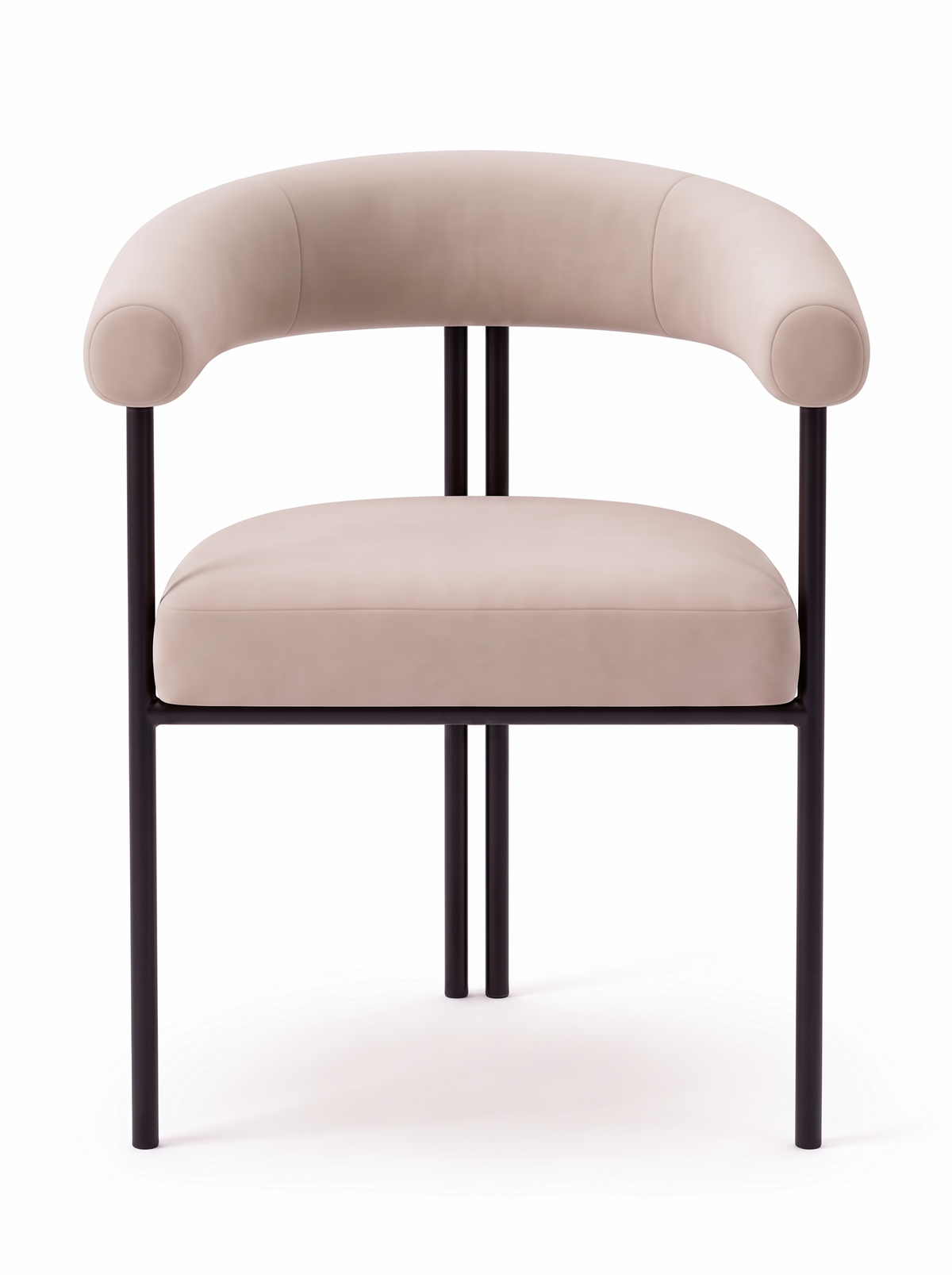 Hoop Dining Chair - front, no disc
