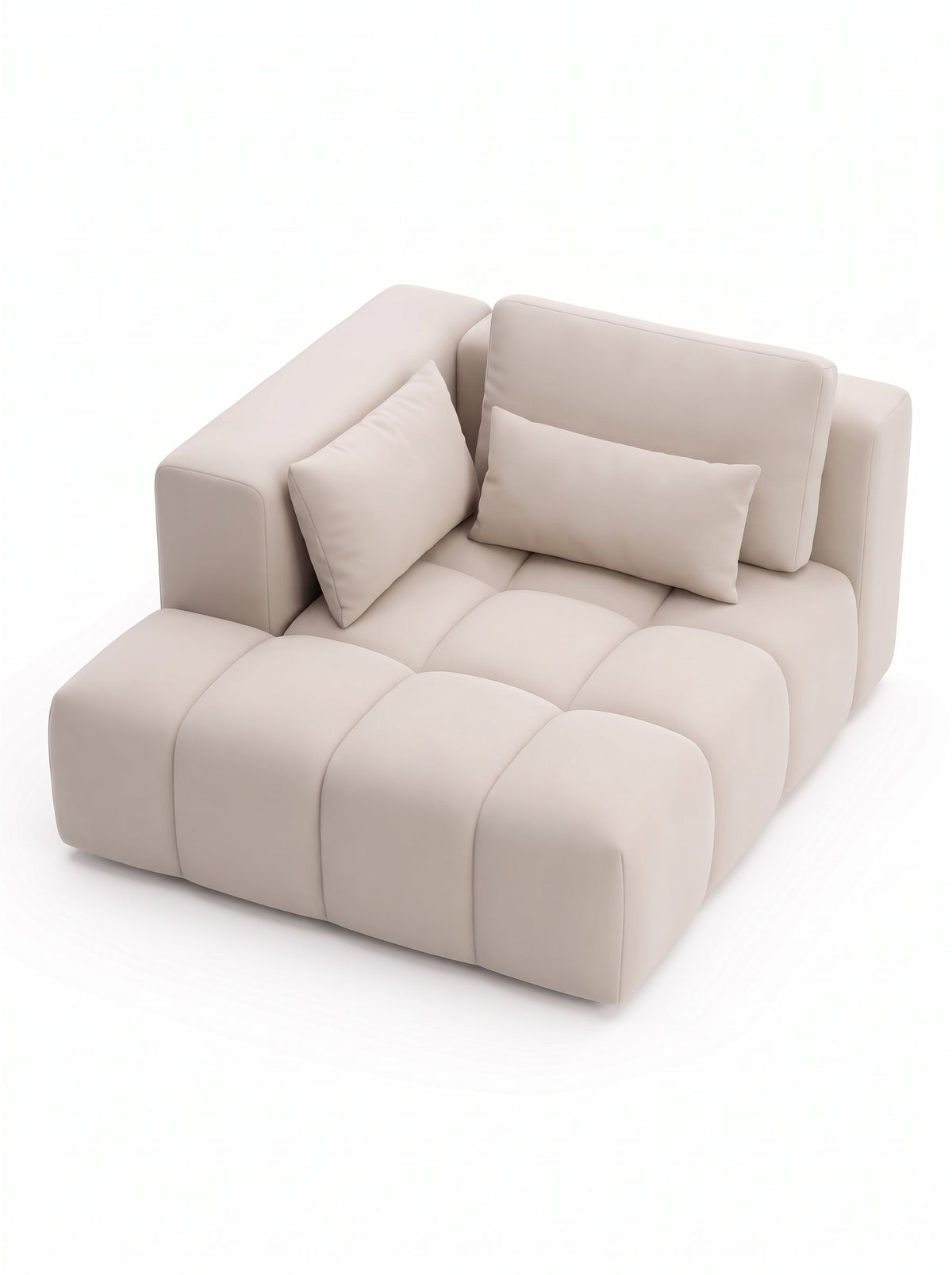 Geo Sofa, left corner chaise hero view
