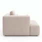 Geo Sofa, left corner chaise side view