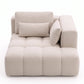 Geo Sofa, right corner chaise front view