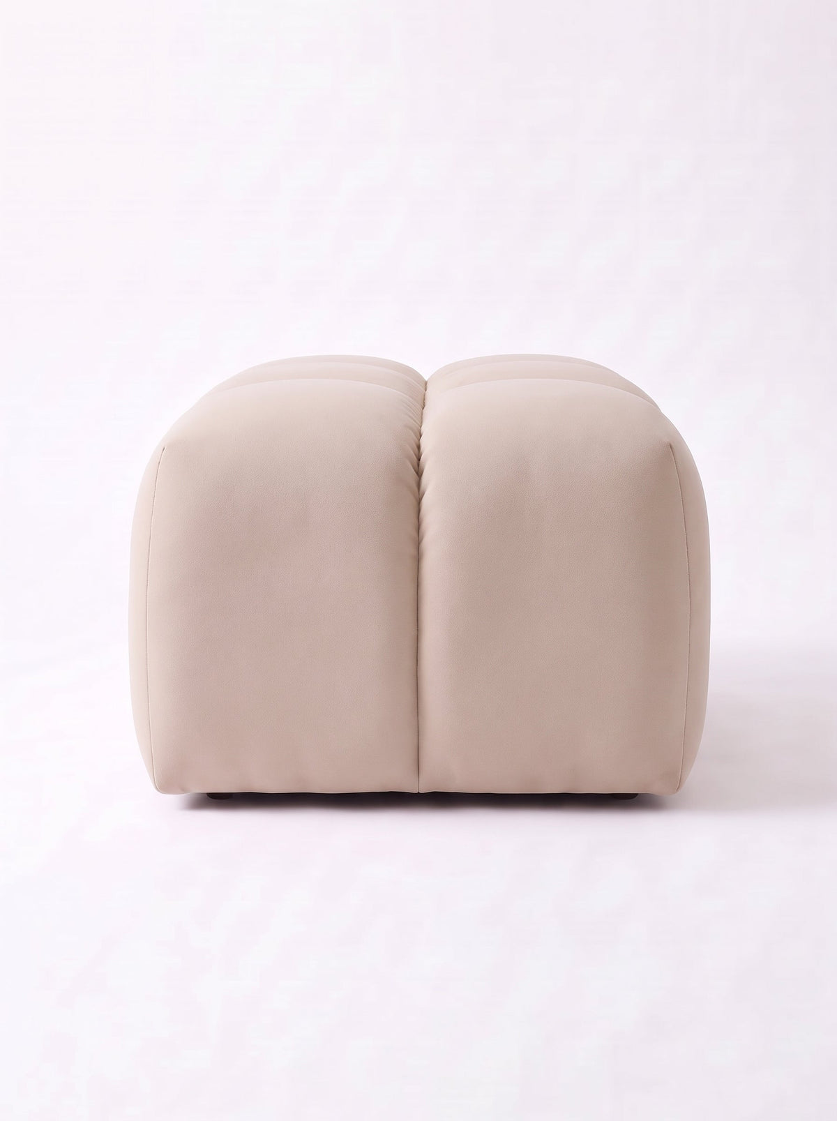 Geo Sofa, ottoman front view