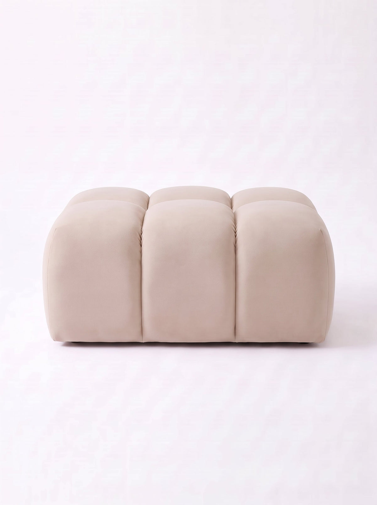 Geo Sofa, ottoman side view