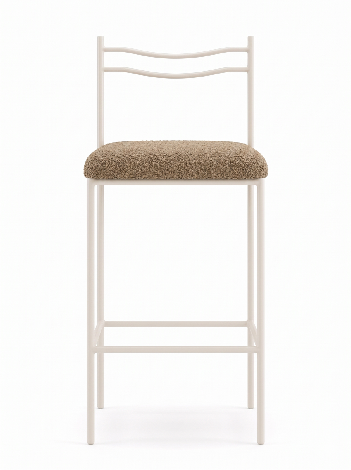 Linea Stool Outdoor - Airlie Pink Clay - front