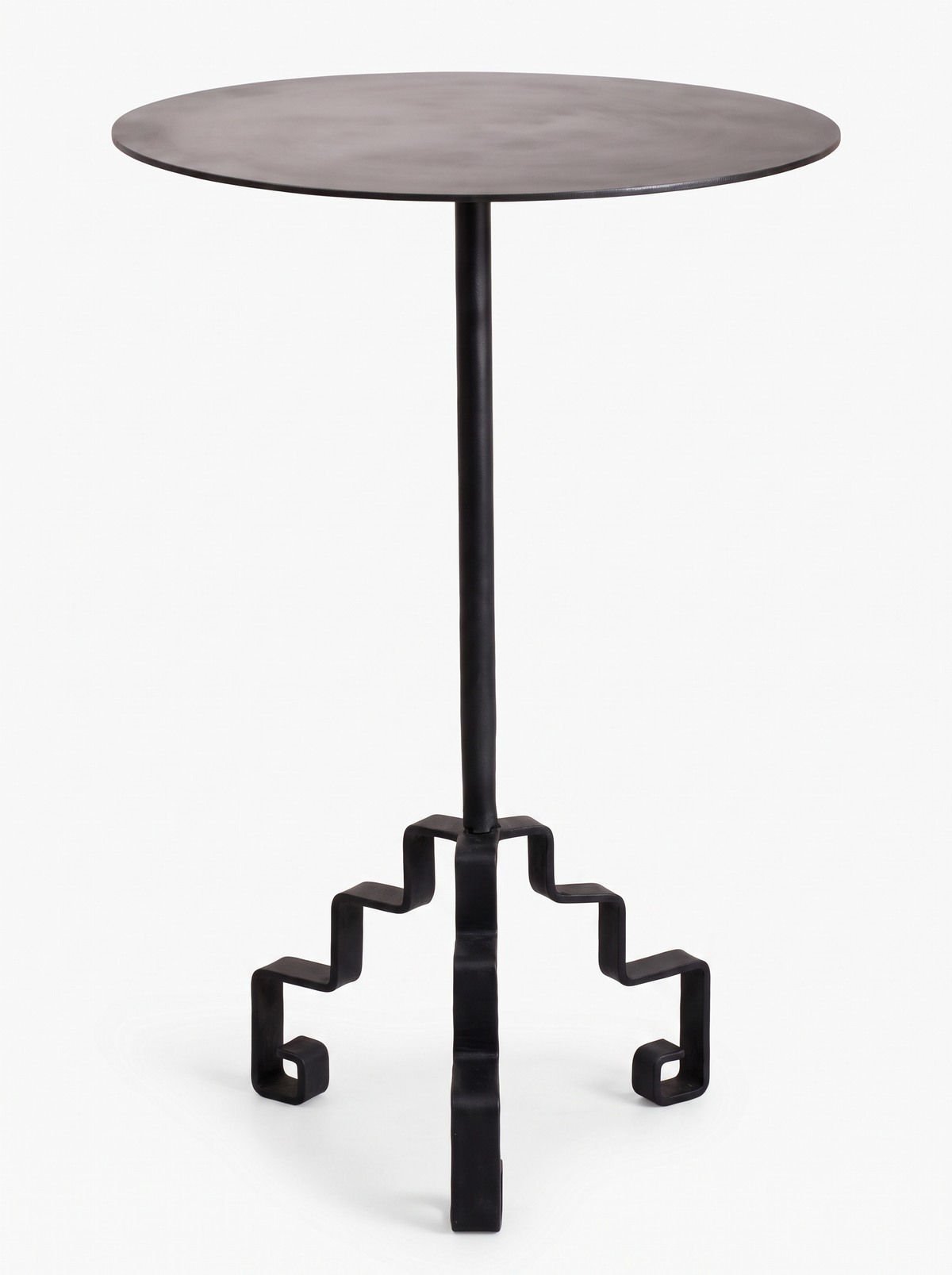 Zigzag Side Table front and side