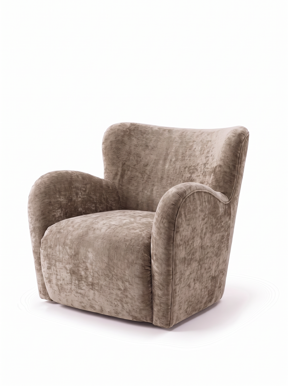 Plume Armchair in Nimbus Taupe