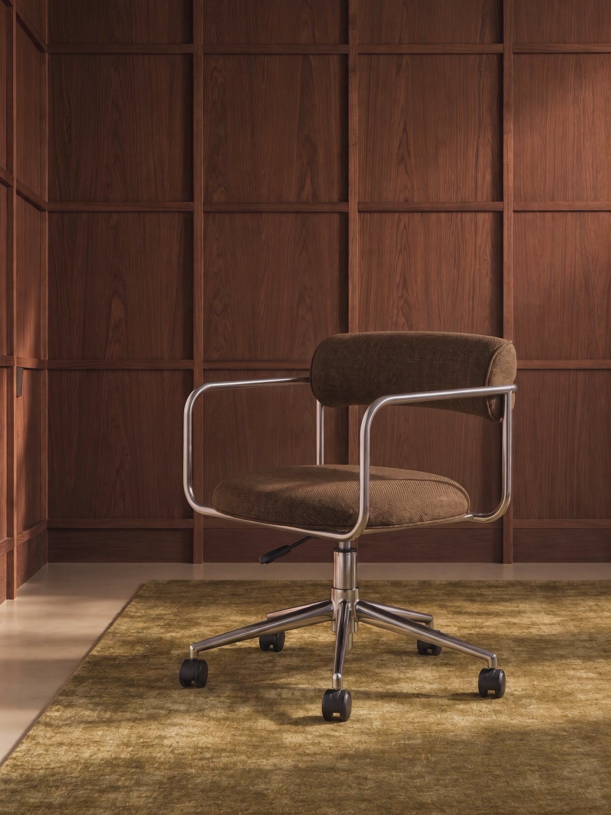 Tama Chair in Atlas Amber, in situ video