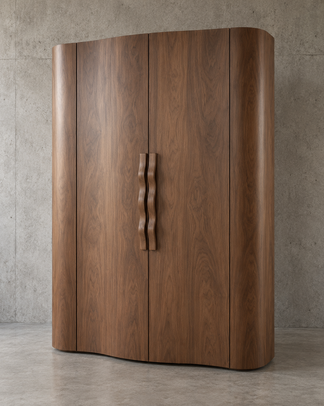 Burly Cupboard in Walnut veneer