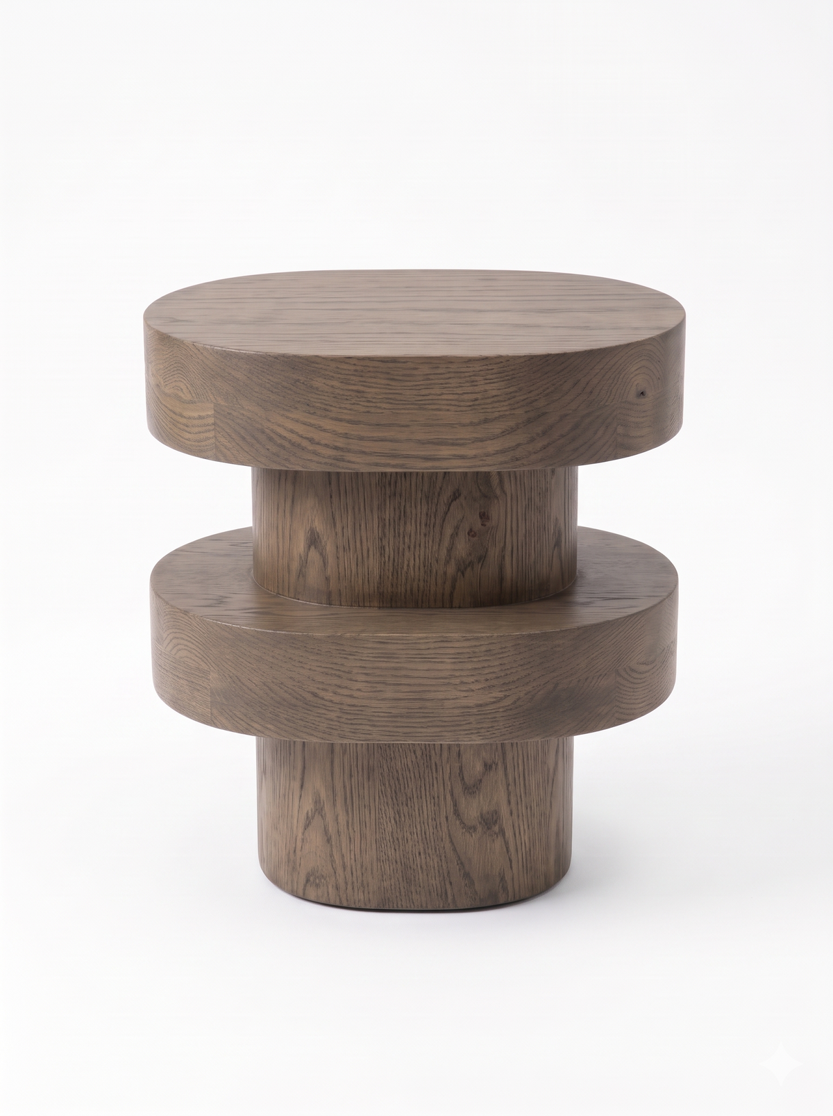 Stack Side Table in Oak Dark