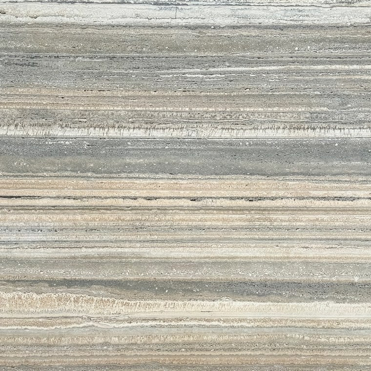 Silver Travertine stone swatch