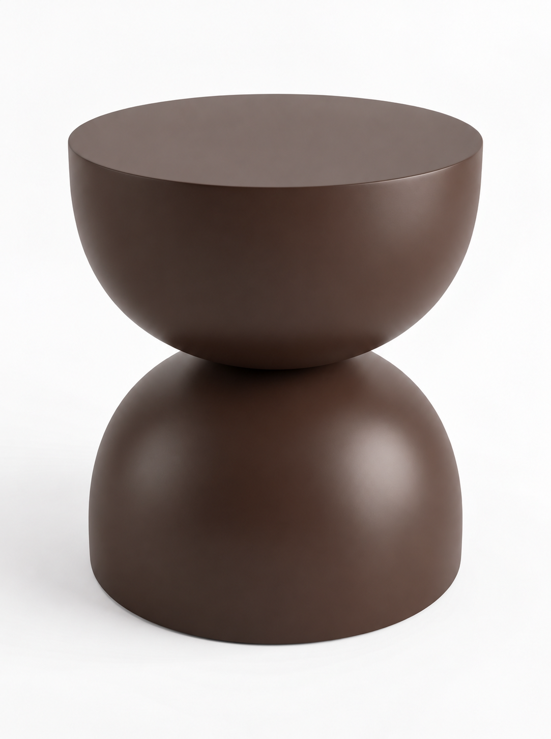 Yoyo Side Table in Satin Chocolate