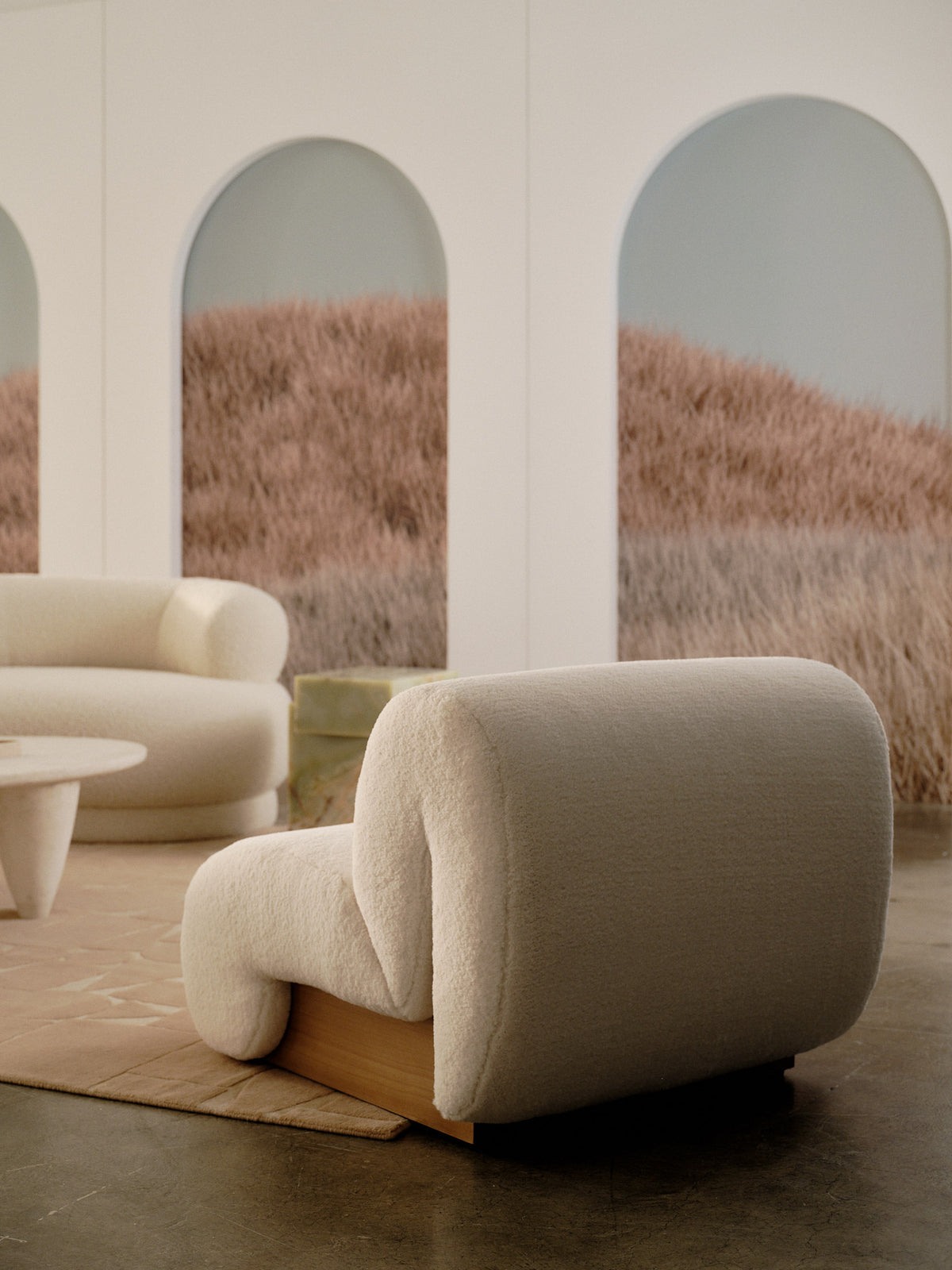 Boba Chair Boba Lounge Chair | Walnut Base | fform